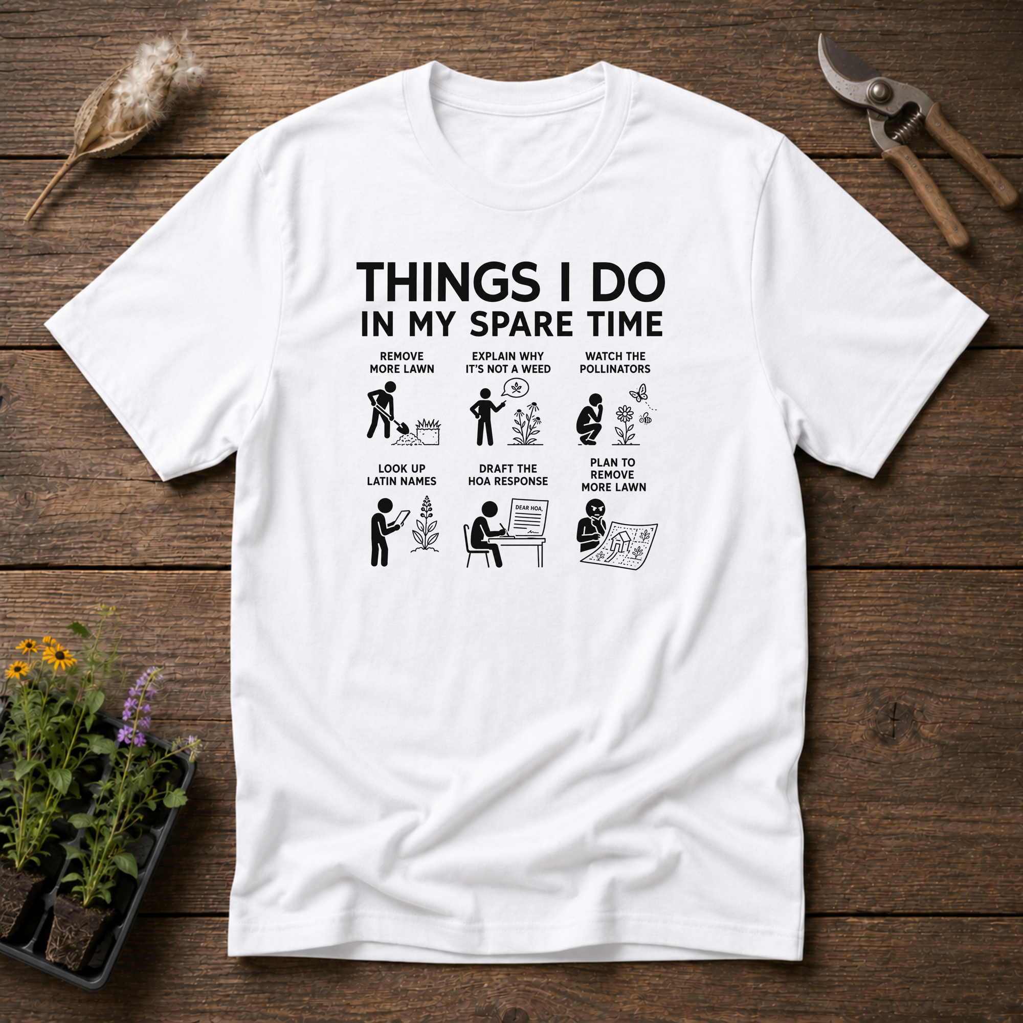 Spare Time Plants T-Shirt