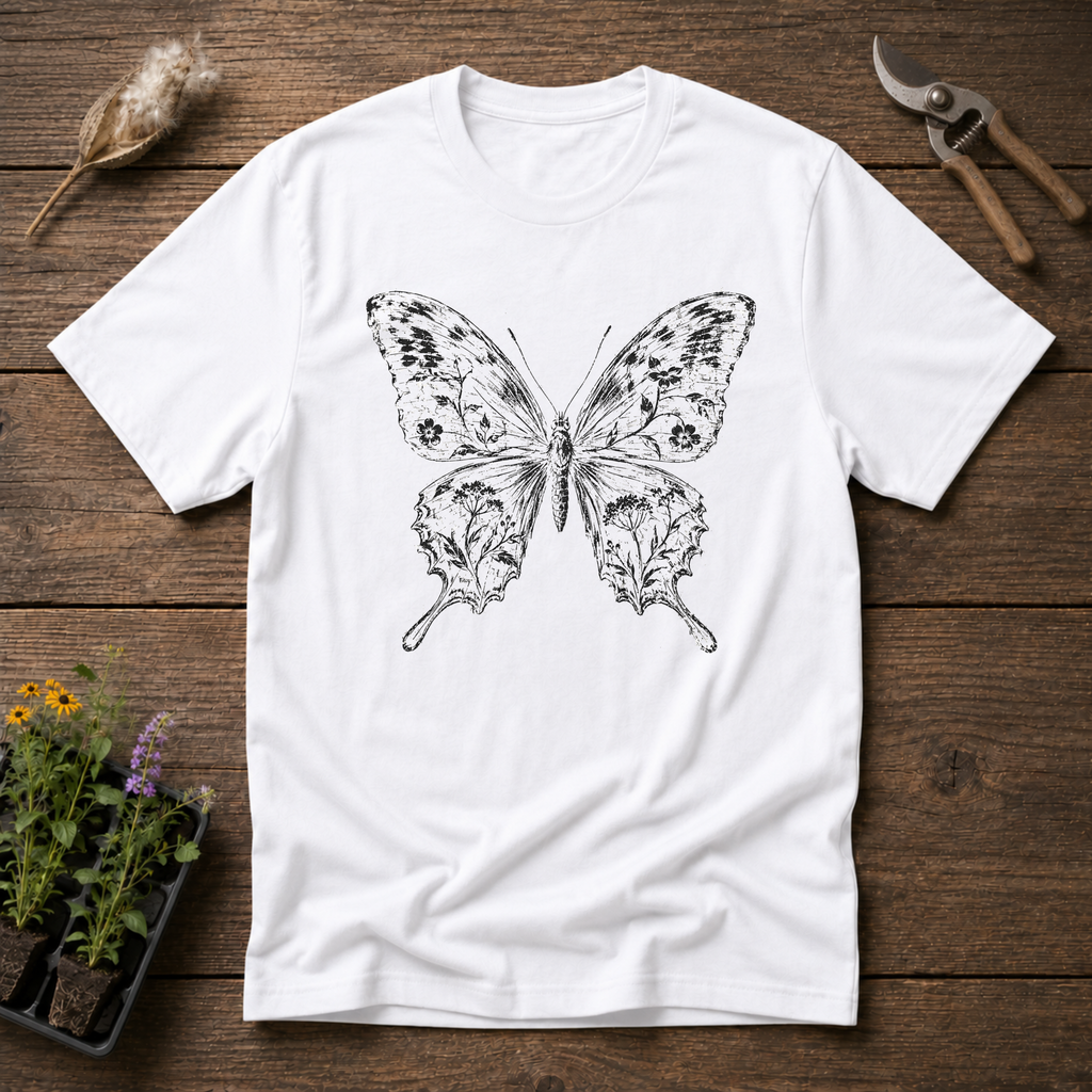 Botanical Butterfly T-Shirt