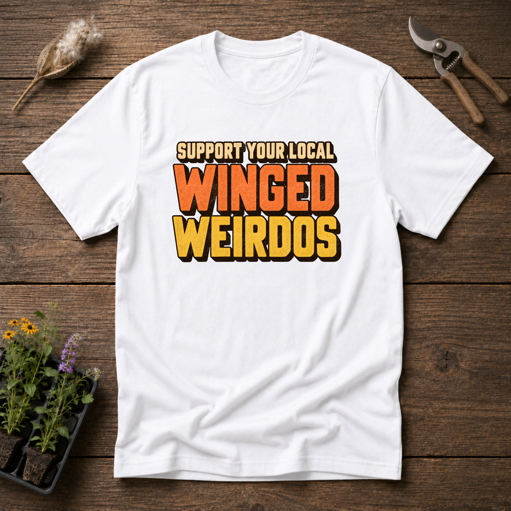 Support Winged Weirdos T-Shirt in White