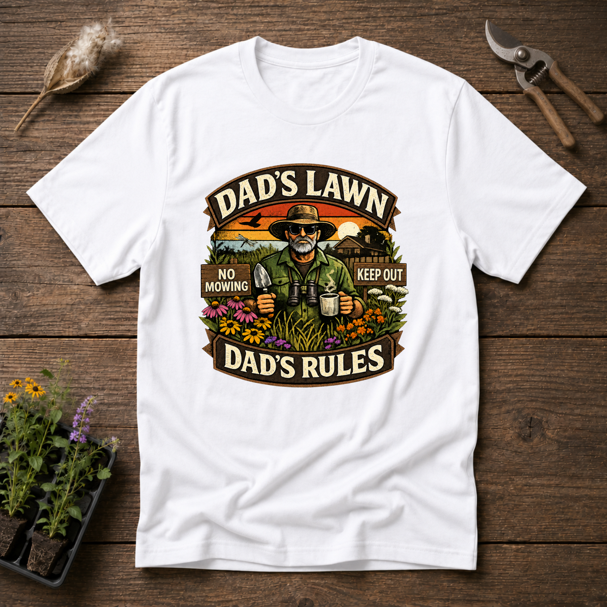 Dad's Yard Rules T-Shirt