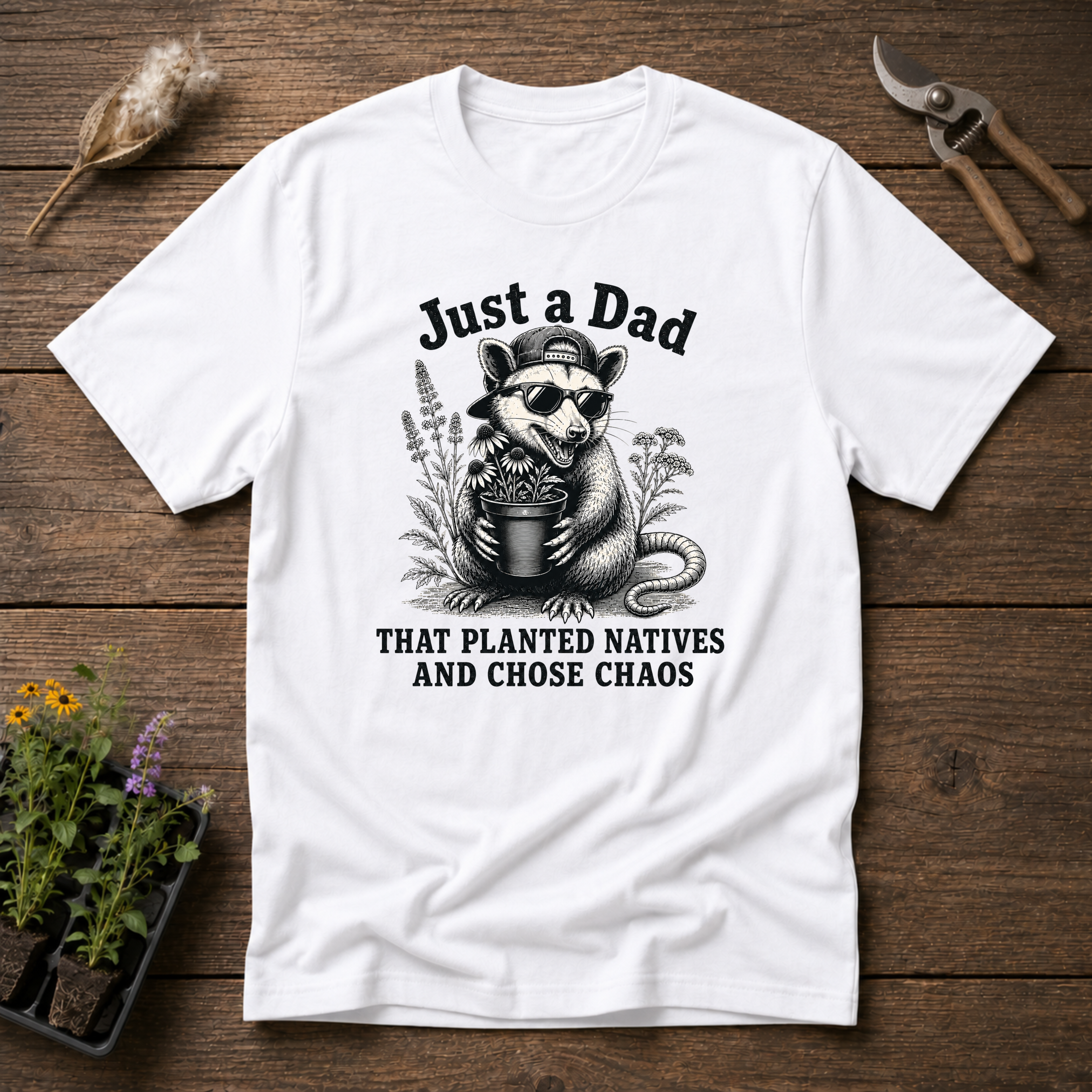 Just a Dad That Planted Natives T-Shirt