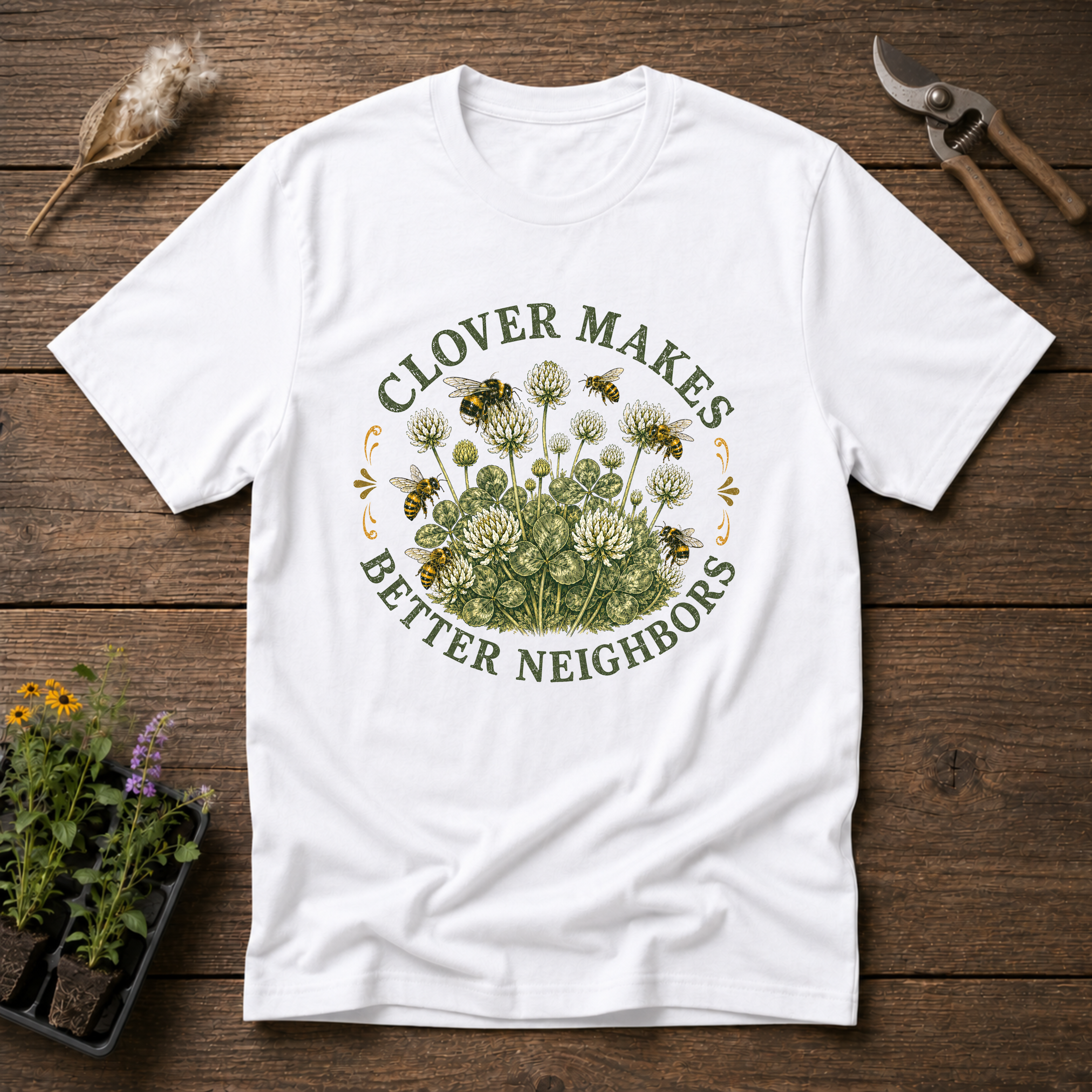 Clover Makes Better Neighbors T-Shirt